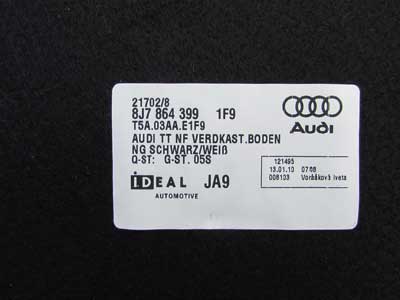 Audi TT Mk2 8J OEM Convertible Roof Cover Panel Trim 8J7864399 2008 2009 2010 2011 2012 2013 2014 20156